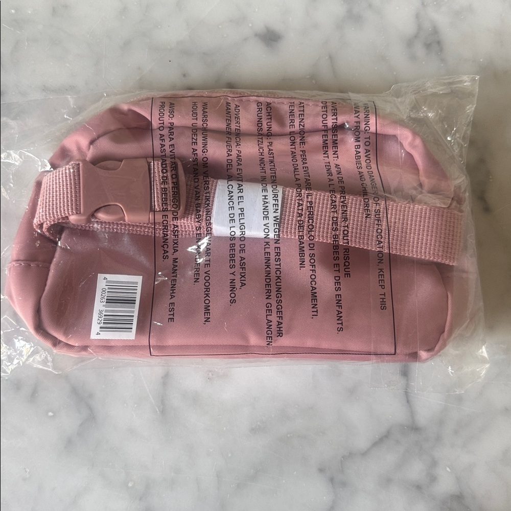 NWT Adjustable Pink Belt Bag, Ulta Beauty Collection Diamond Exclusive - Picture 3 of 3
